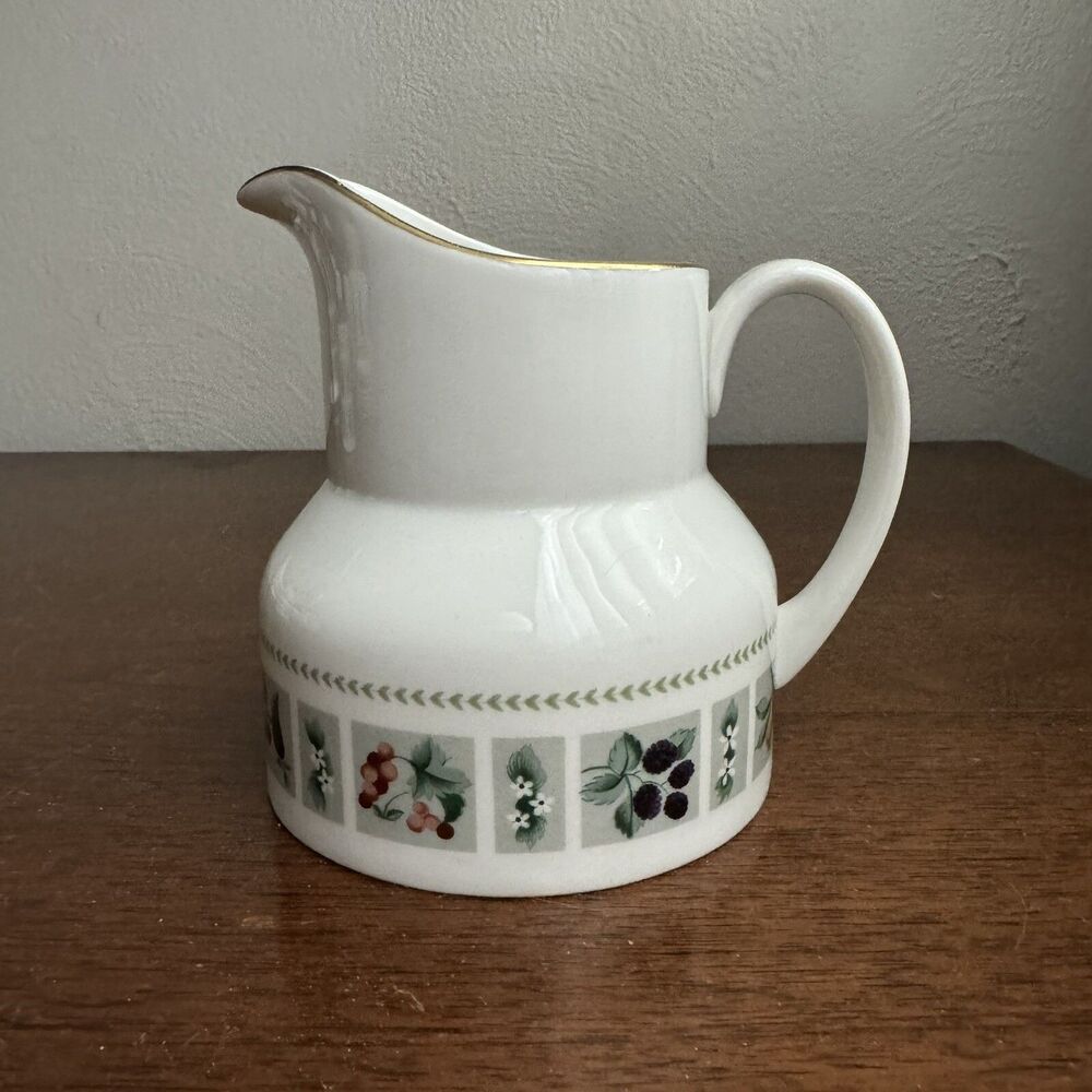 Royal Doulton Tapestry Creamer Made in England 12 oz Fruits & Flowers